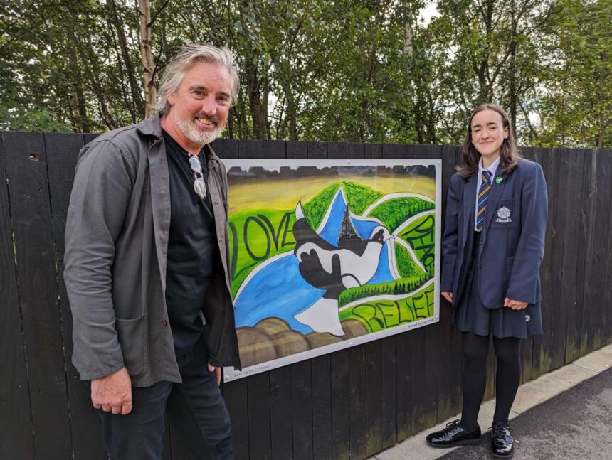 Saddleworth pupils’ artwork shows pride in place at Greenfield station