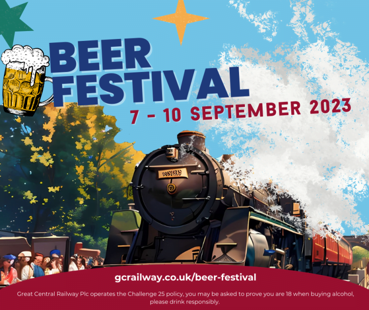 Great Central Railway Beer Festival 2023 // Credit: GCR