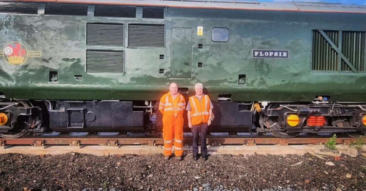 Rob Sanders LSL Group'Site Manager and Driver,Gordon with 37667 at LSG new Upperby Depot at Carlisle