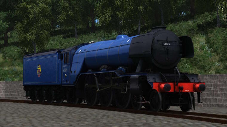 BR A3 in blue with smoke deflectors