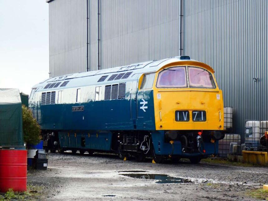 D1048 at the Severn Valley Railway during a private charter