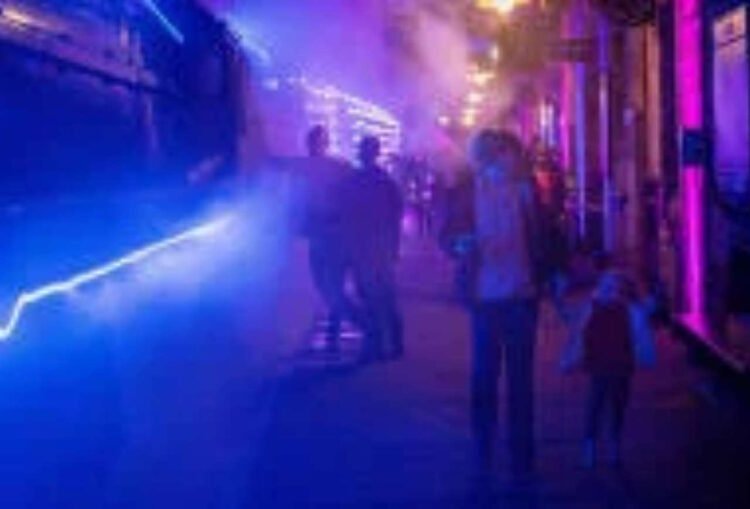 A magical atmosphere during the Light Spectaculr at Pickering