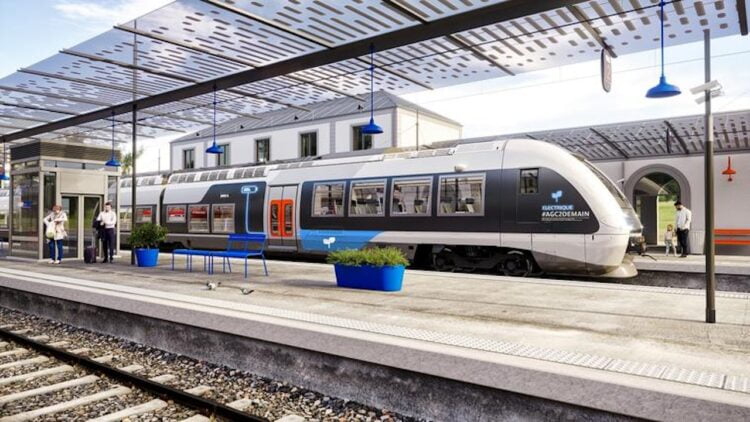 AGC dual-mode train type to become battery operated as part of the project // Credit: Alstom