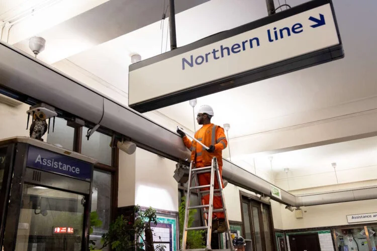 LED lighting upgrade works at Oxford Circus station completed