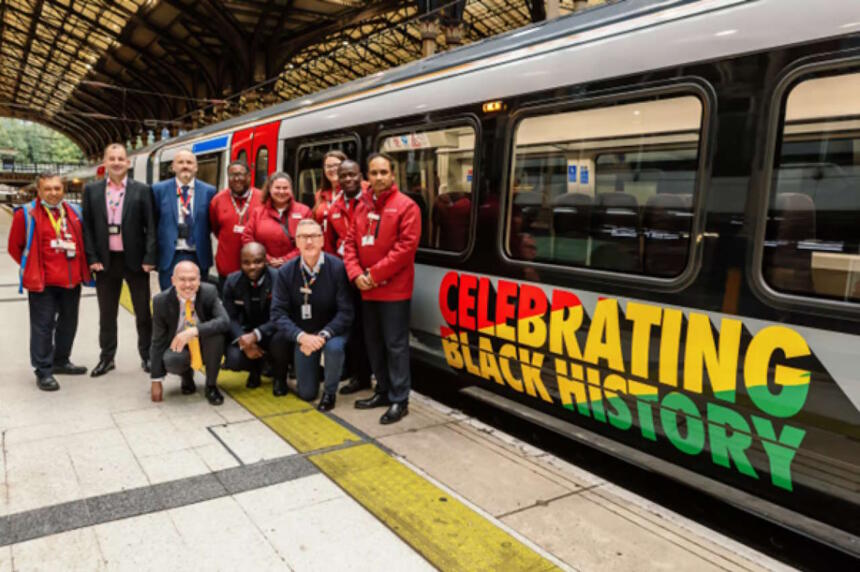 Greater Anglia colleagues celebrated the launch of the livery.