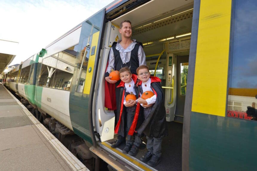 Explore up to 10 pumpkin patches across Southern, Thameslink and Great Northern