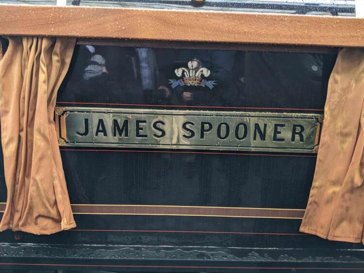 James Spooner nameplate