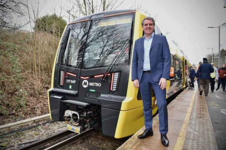 Metro Mayor with New Train 2