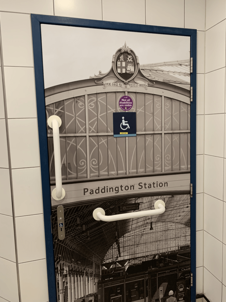 Paddington is the first Network Rail station to have a stoma friendly toilet