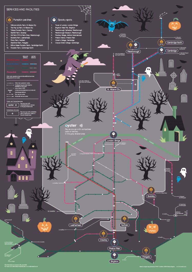 GTR 'Trainsylvania' map Halloween Fun // Credit: GTR