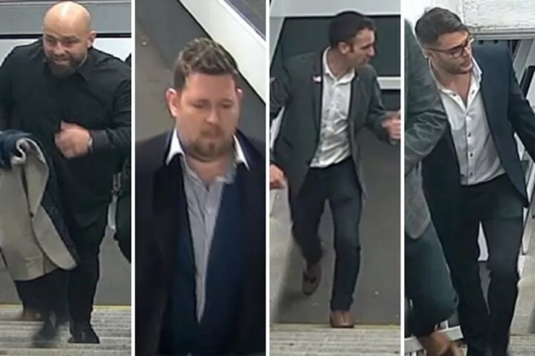 CCTV Images released following serious assault // Credit: British Transport Police