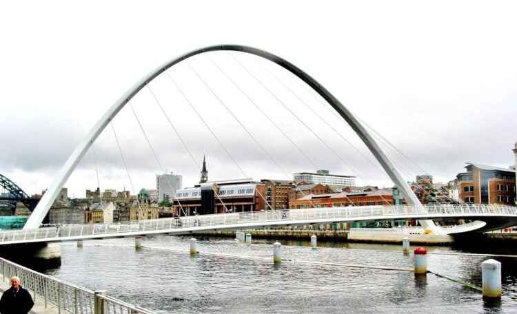 The Millennium Bridge at Newcastle-upon-Tyne. // Credit: Roger Smith