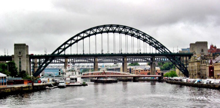 Bridges across the Tyne at Newcastle-upon-Tyne. // Credit: Roger Smith