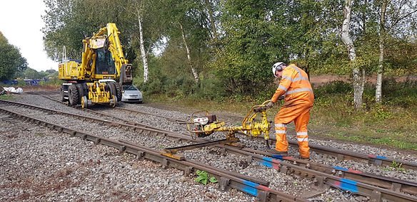 Removal of pointwork at Brownhills for use not eh Severn Valley Railway