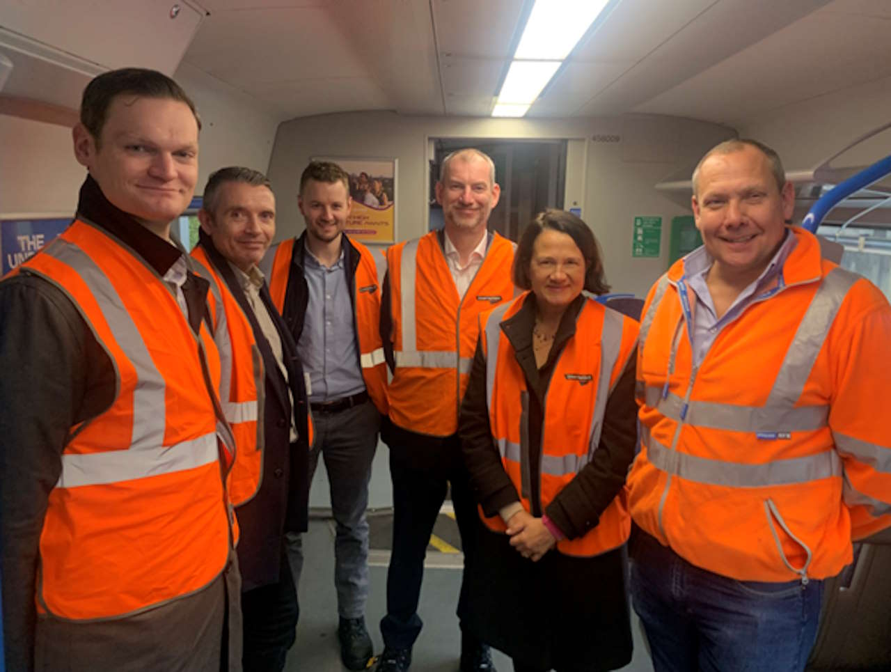 North London MP checks in at her local rail depot
