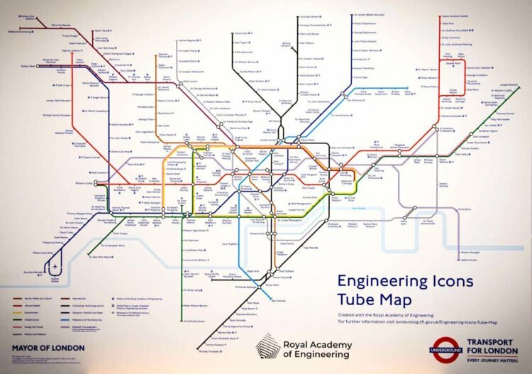 The new Engineering Icons Tube map