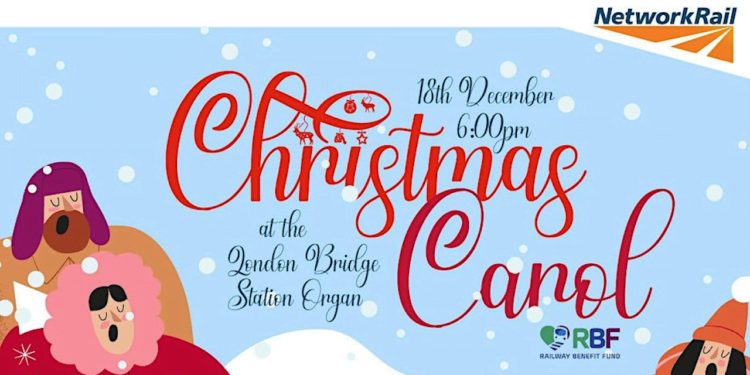 London Bridge station Christmas Charity Concert // Credit: Network Rail