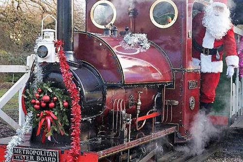 Hampton and Kempton Waterworks Railway Christmas Train