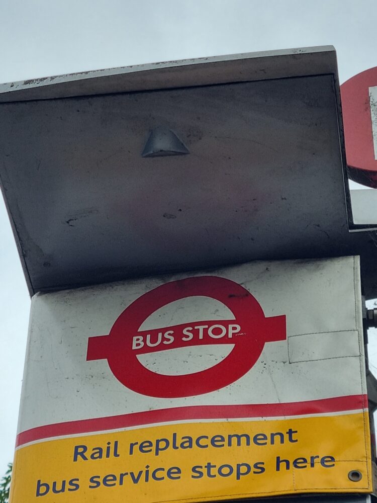 TfL replaceement bus stop sign