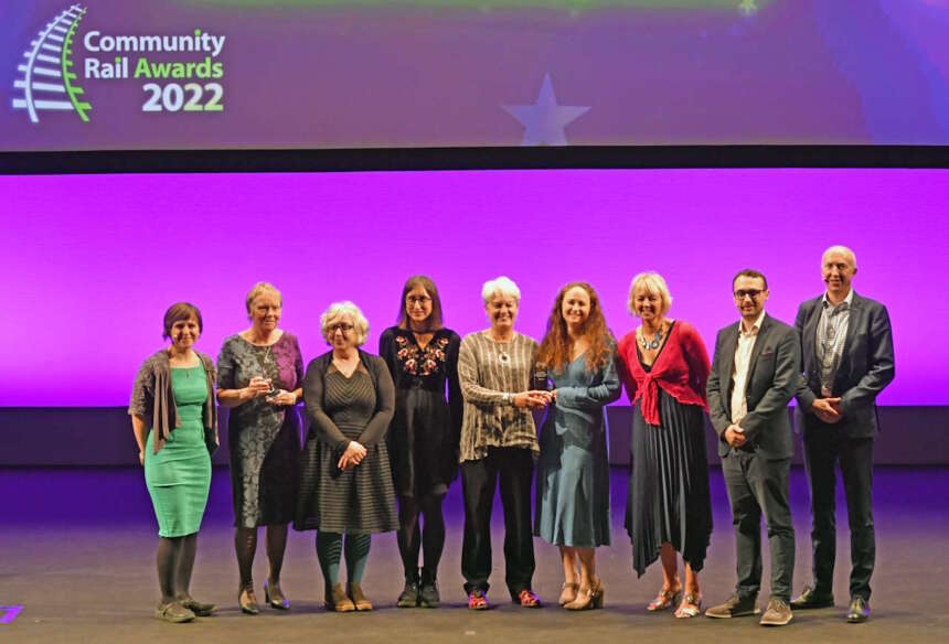 Outstanding Contribution to Community Rail 2023 joint winners, Essex and South Suffolk CRP and Friends of Goostrey