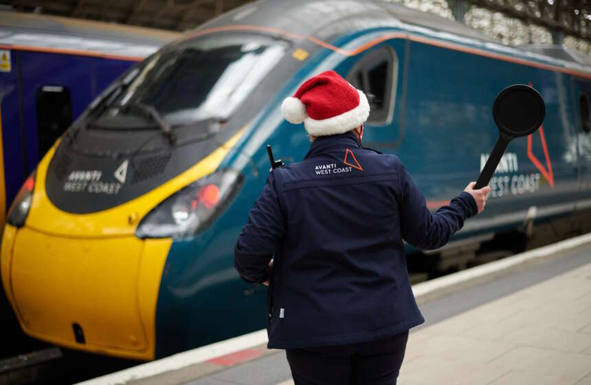 Christmas Travel at Manchester Piccadilly station