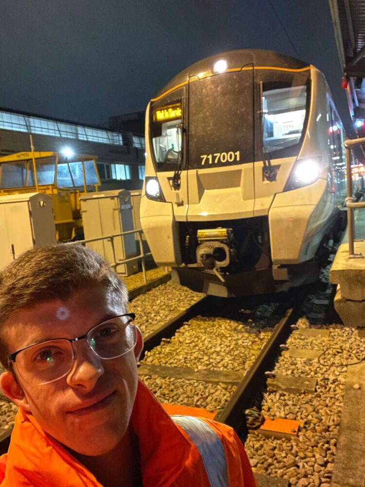 Connor Philpott, ERTMS Fleet Project Engineer was involved in the test run