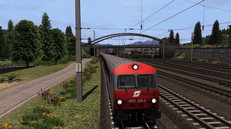 Austrian Railways' ÖBB 8073 for Train Simulator Classic. // Credit: Dovetail Games