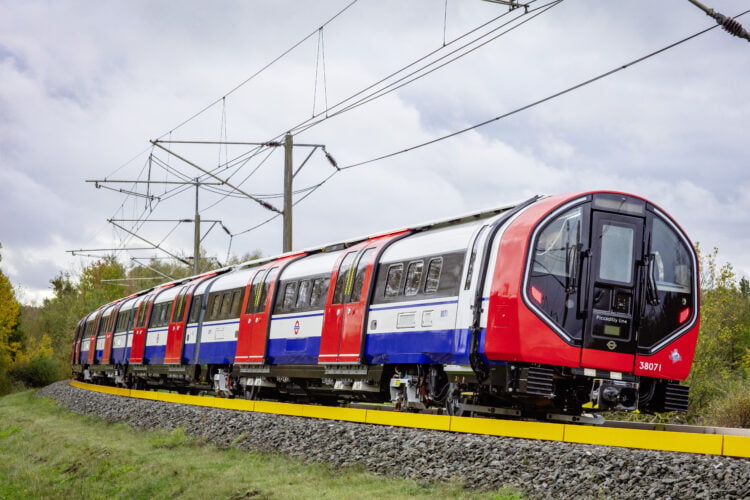 A new Piccadilly Line train