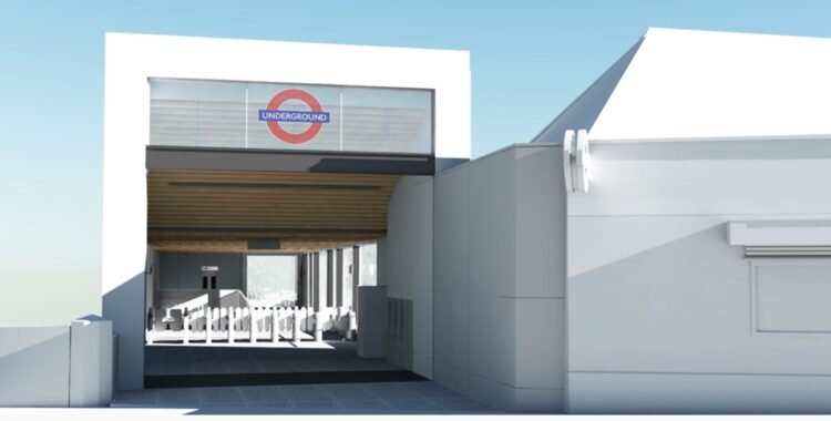 Leyton station visualisation