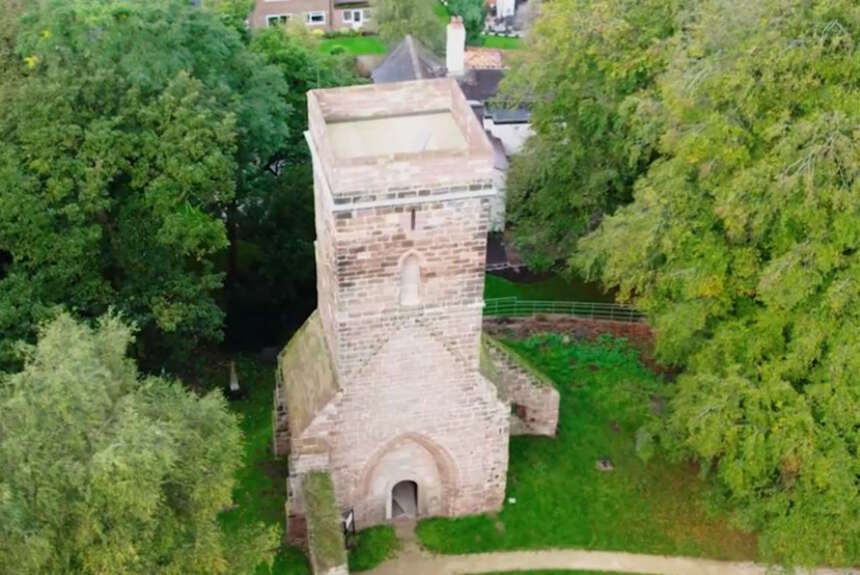 The historic 12th century Shenstone Tower