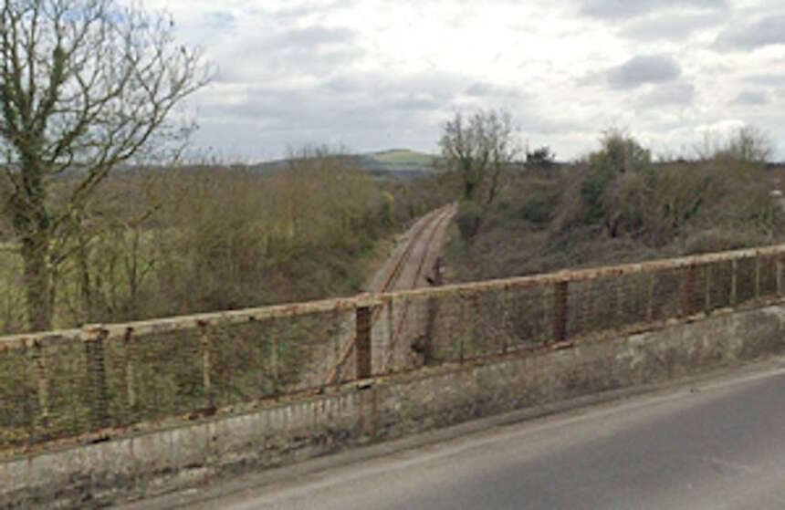 The site of the accident near to Brading
