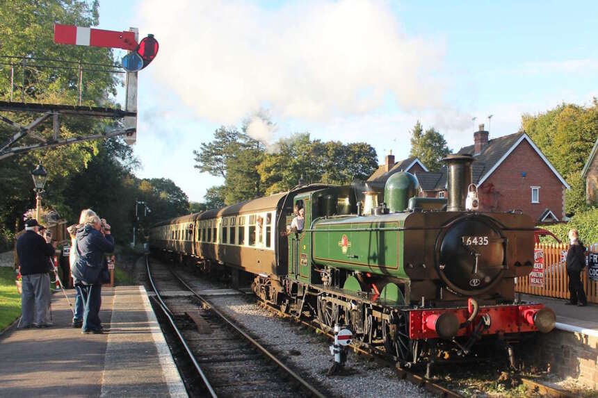 6435 on the West Somerset Railway
