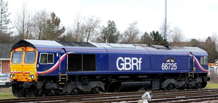 GB Railfreight Class 66 No. 66725 Sunderland. // Credit: Roger Smith