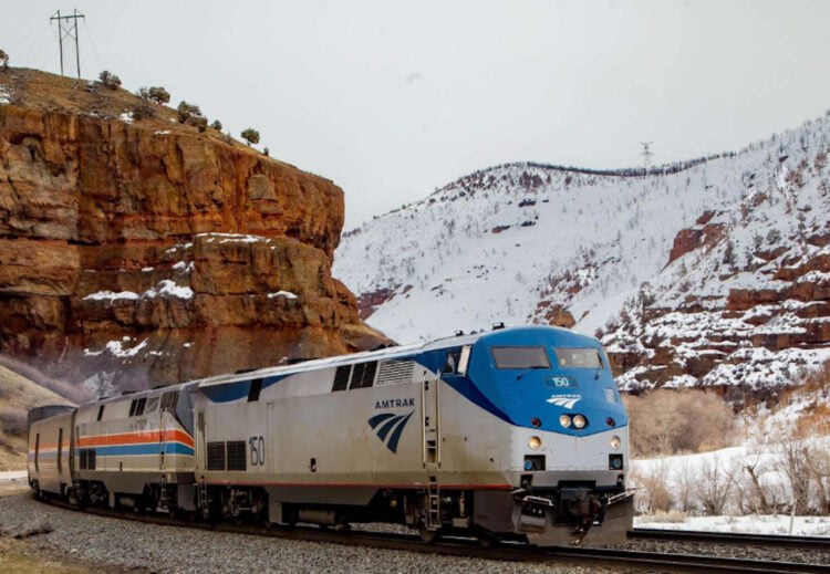 Some of the magnificent scenery travelled by Amtrak trains. // Credit: Amtrak