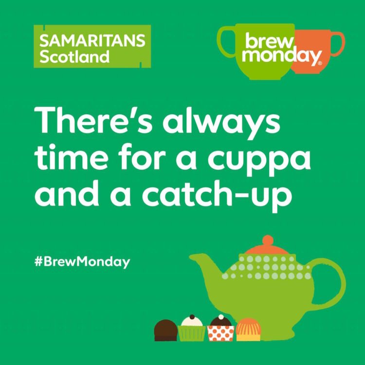 Samaritans Scotland Brew Monday card. // Credit: Network Rail