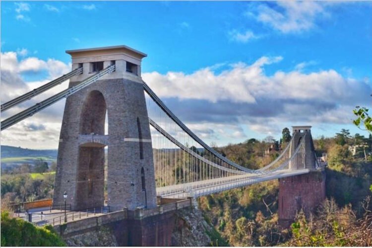 Brunel's Clifton Suspension Bridge in Bristol. // Credit: Great Western Railway 