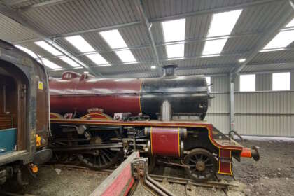 5593 Kolaphur at Tyseley Locomotive Works