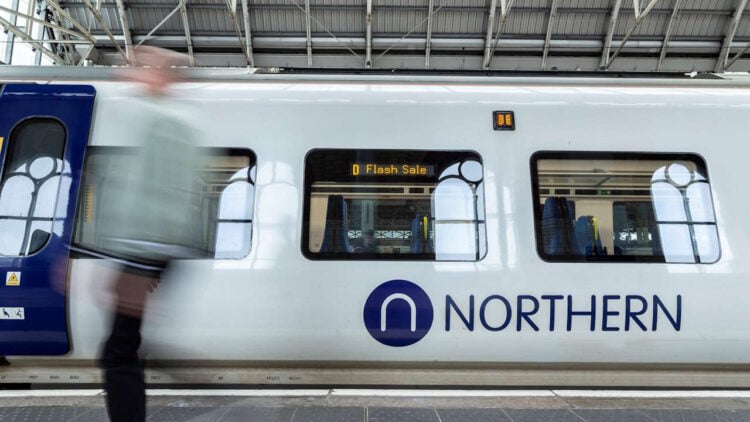 Flash Sale branded Northern train. // Credit: Northern