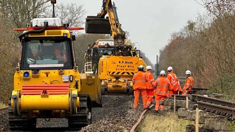 Portsmouth to Southampton engineering work. // Credit: Network Rail