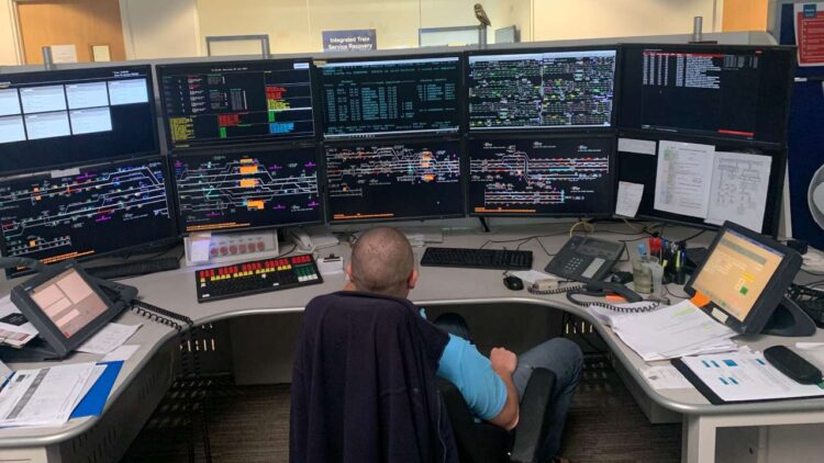 Rugby rail operating centre work station