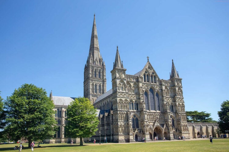 Salisbury cathedral. // Credit: South Western Railway 