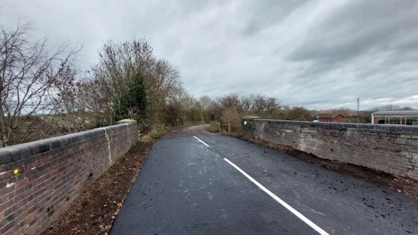 Station Road overbridge reopened