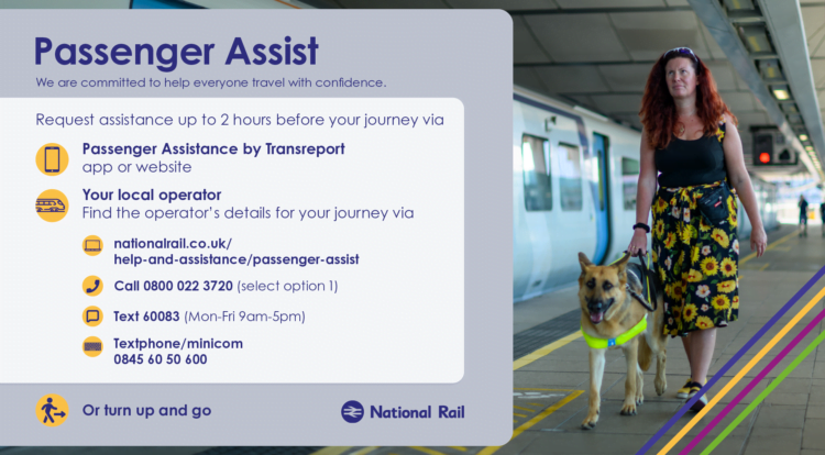 Passenger Assist helps people with disabilities to travel more easily. 