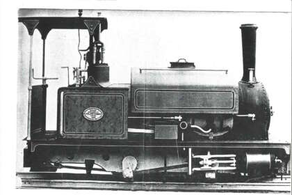 Photo is of a later but thought to be near identical locomotive built by Chapman & Furneaux who were the successor to Black, Hawthorn & Co.
