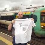 Dave Jones - The Great British Railway Adventure platform T-shirt