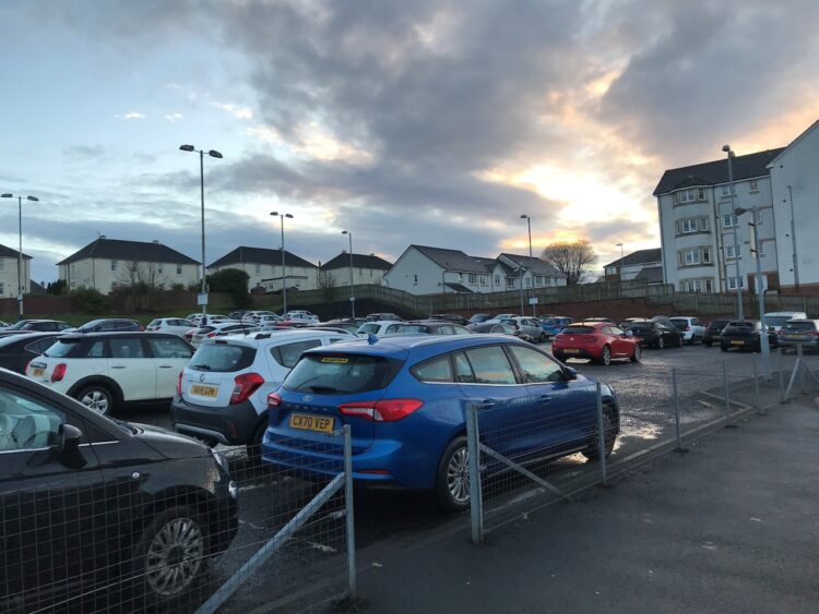 East Kilbride station car parking