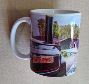 Steam train mug featuring Gwynedd at Bressingham Steam & Gardens