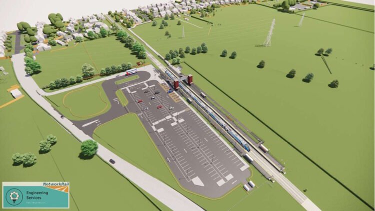 Proposed appearance of Haxby Station. // Credit: Network Rail 