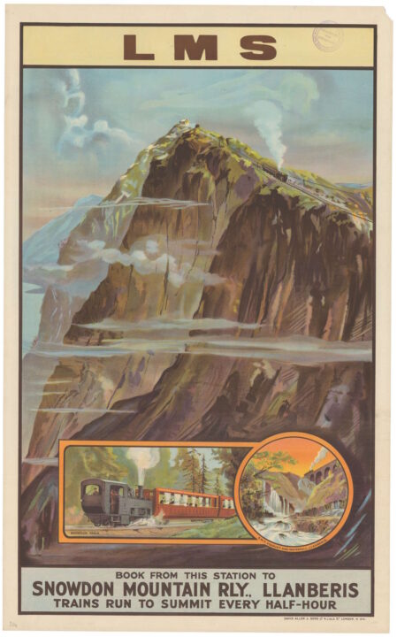 Snowdon Mountain Railway poster // Credit: Science Museum