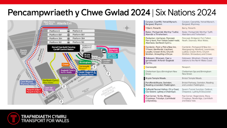 Cardiff Central queueing plan. // Credit: Transport for Wales